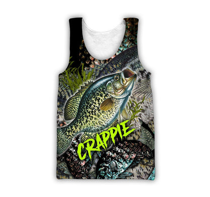 Crappie Fishing on skin 3D all over shirts for men and women TR061201 - Amaze Style™-Apparel