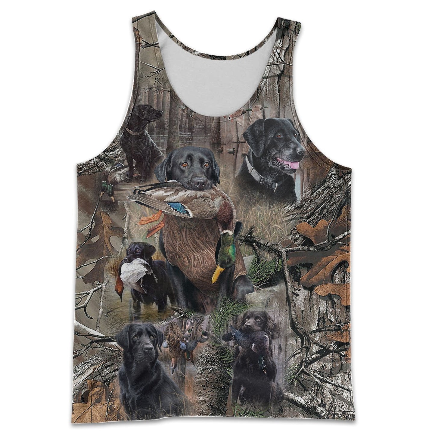 3D All Over Printed Labrador Retriever Hunting Dog Camo Art - Amaze Style™-Apparel