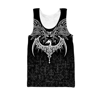 Celtic Dragon Tattoo Art 3D All Over Printed Shirts Hoodie AZ040101 - Amaze Style™-Apparel