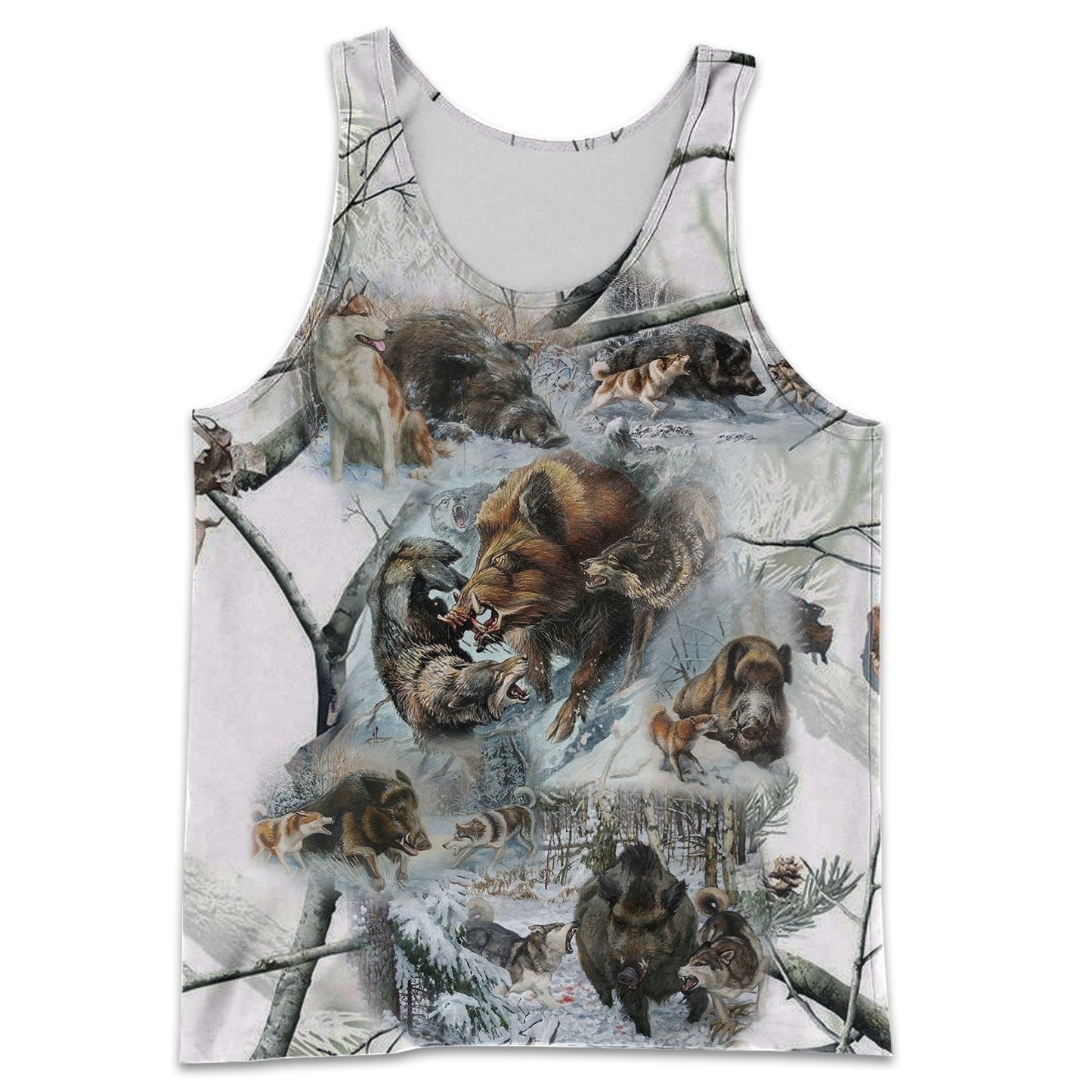 3D Printed Winter Boar Hunting Art Clothes - Amaze Style™-Apparel