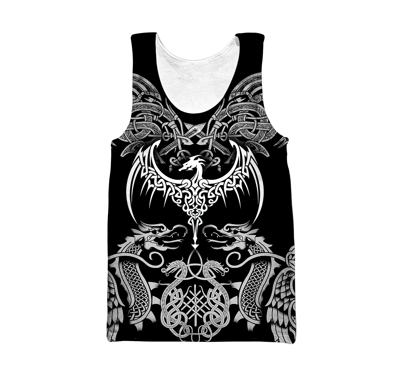 Celtic Dragon Tattoo Art 3D All Over Printed Shirts Hoodie AZ020101 - Amaze Style™-Apparel