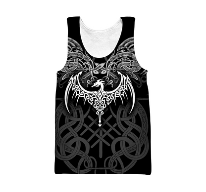 Celtic Dragon Tattoo Art 3D All Over Printed Shirts Hoodie AZ020102 - Amaze Style™-Apparel