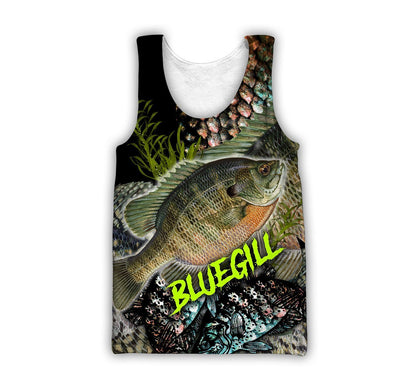 Bluegill Fishing on skin 3D all over shirts for men and women TR060101 - Amaze Style™-Apparel