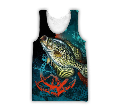 Crappie on the helm 3D all over printing shirts for men and women TR110100 - Amaze Style™-Apparel