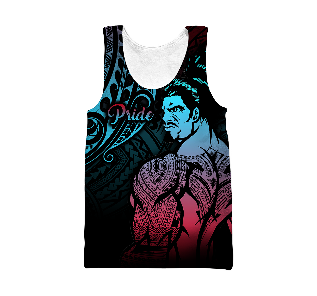 Amazing Warrior Pride Polynesian 3D Tattoo Unisex Deluxe Hoodie ML