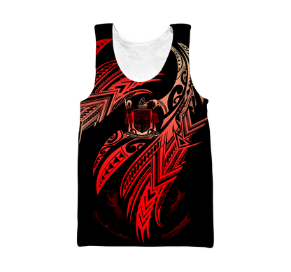 Amazing Fiji Polynesian Tattoo Unisex Deluxe Hoodie ML