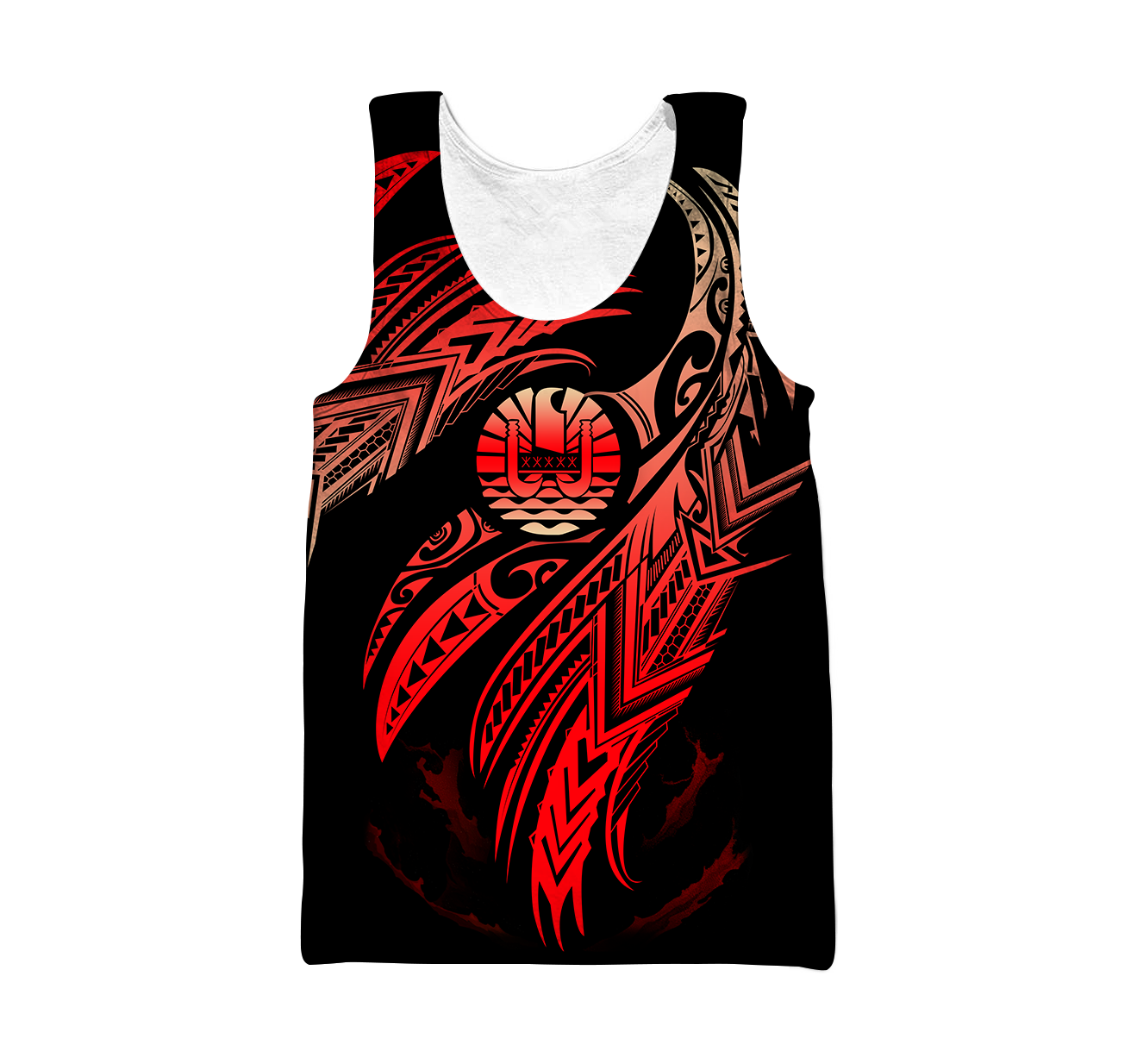 Amazing Tahiti Polynesian Tattoo 3D Tattoo Unisex Deluxe Hoodie ML