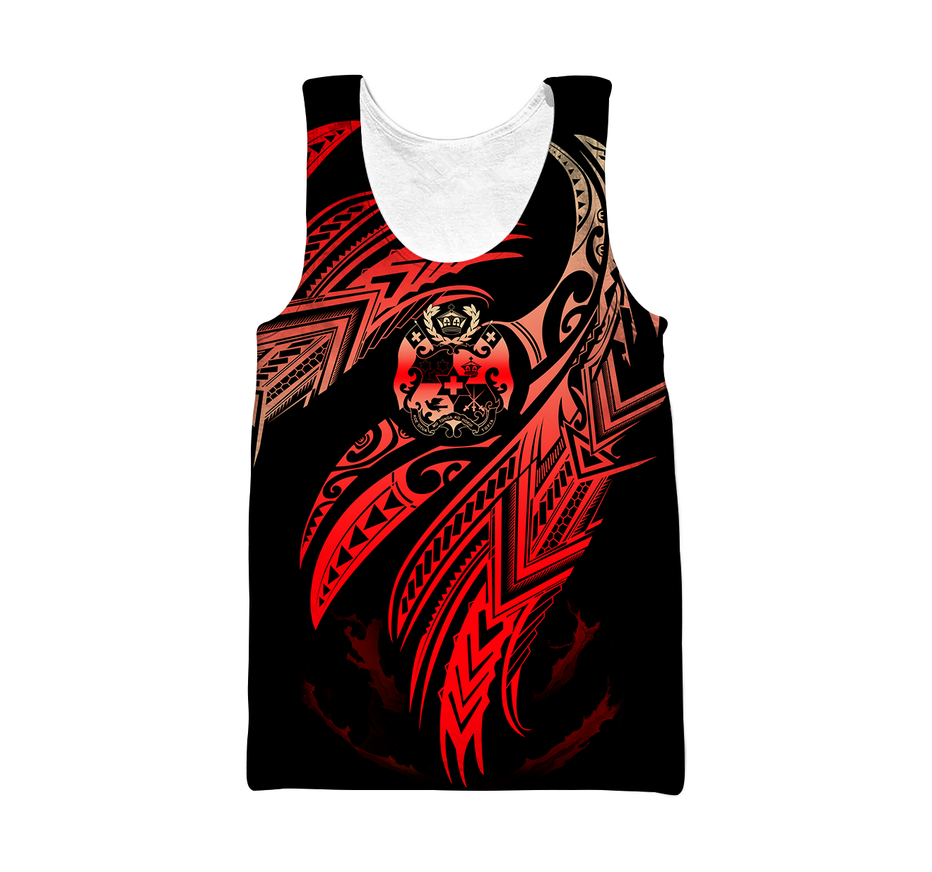 Amazing Tonga Polynesian Tattoo 3D Unisex Deluxe Hoodie ML