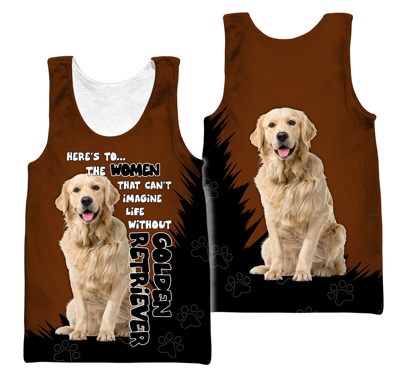 Golden Retriever Dog Lover 3D Full Printed Shirt For Men And Women Pi281208 - Amaze Style™-Apparel