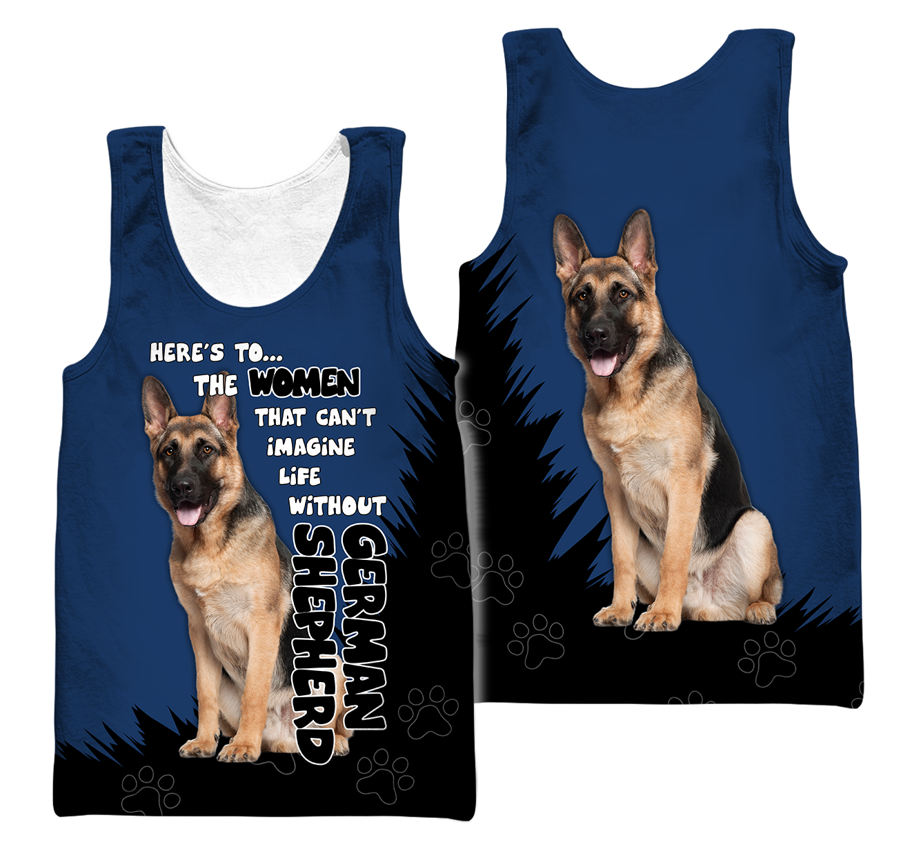 German Shepherd Dog Lover 3D Full Printed Shirt For Men And Women Pi281207 - Amaze Style™-Apparel