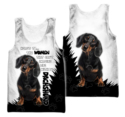 Dachshund Dog Lover 3D Full Printed Shirt For Men And Women Pi281209 - Amaze Style™-Apparel