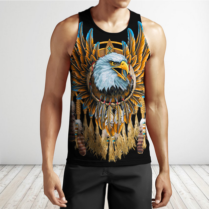 Eagle Dreamcatcher Native American Hoodie 3D All Over Printed Shirts LAM2022091-LAM