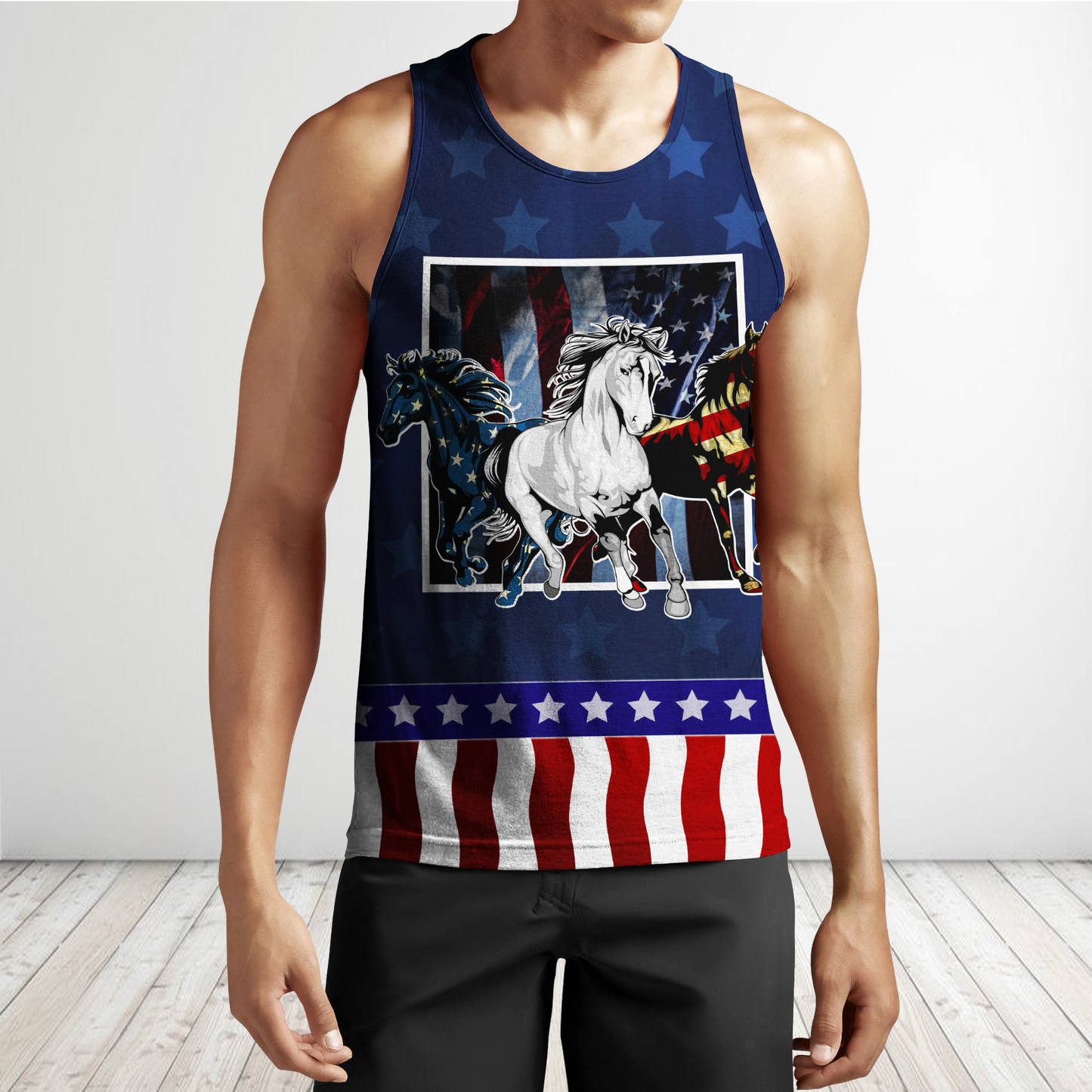 Horses Flag 3D All Over Printed Shirts Pi16062001