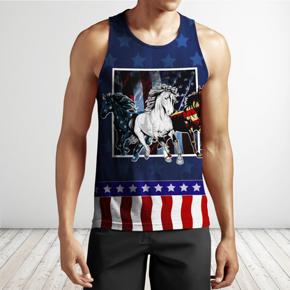 Horses Flag 3D All Over Printed Shirts Pi16062001