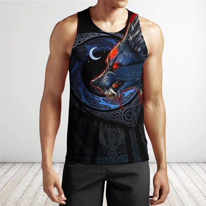 Fenrir Viking Wolf 3D Over Printed Hoodie for Men and Women-ML