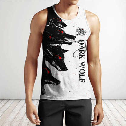 Dark Wolf 3D Over Printed Hoodie for Men and Women-ML