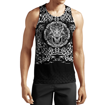 Fenrir Viking 3D Over Printed Hoodie for Men and Women-ML