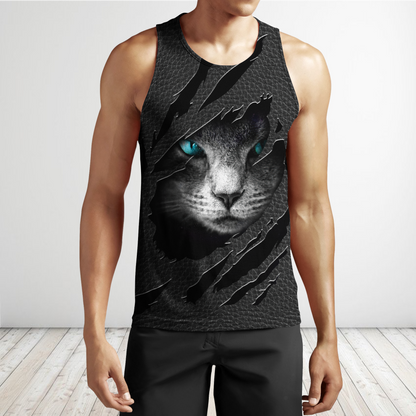 Hiden Cat Black cat 3D printed shirts for men and women