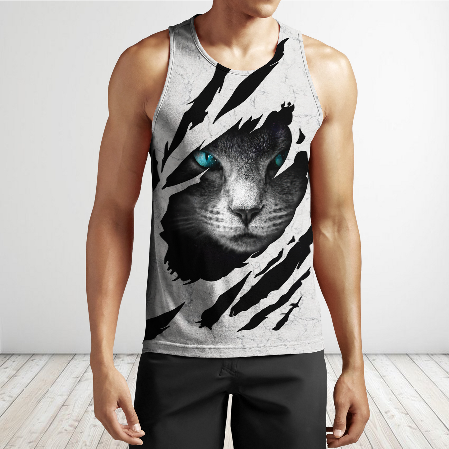 Hiden Cat Black cat 3D printed shirts for men and women