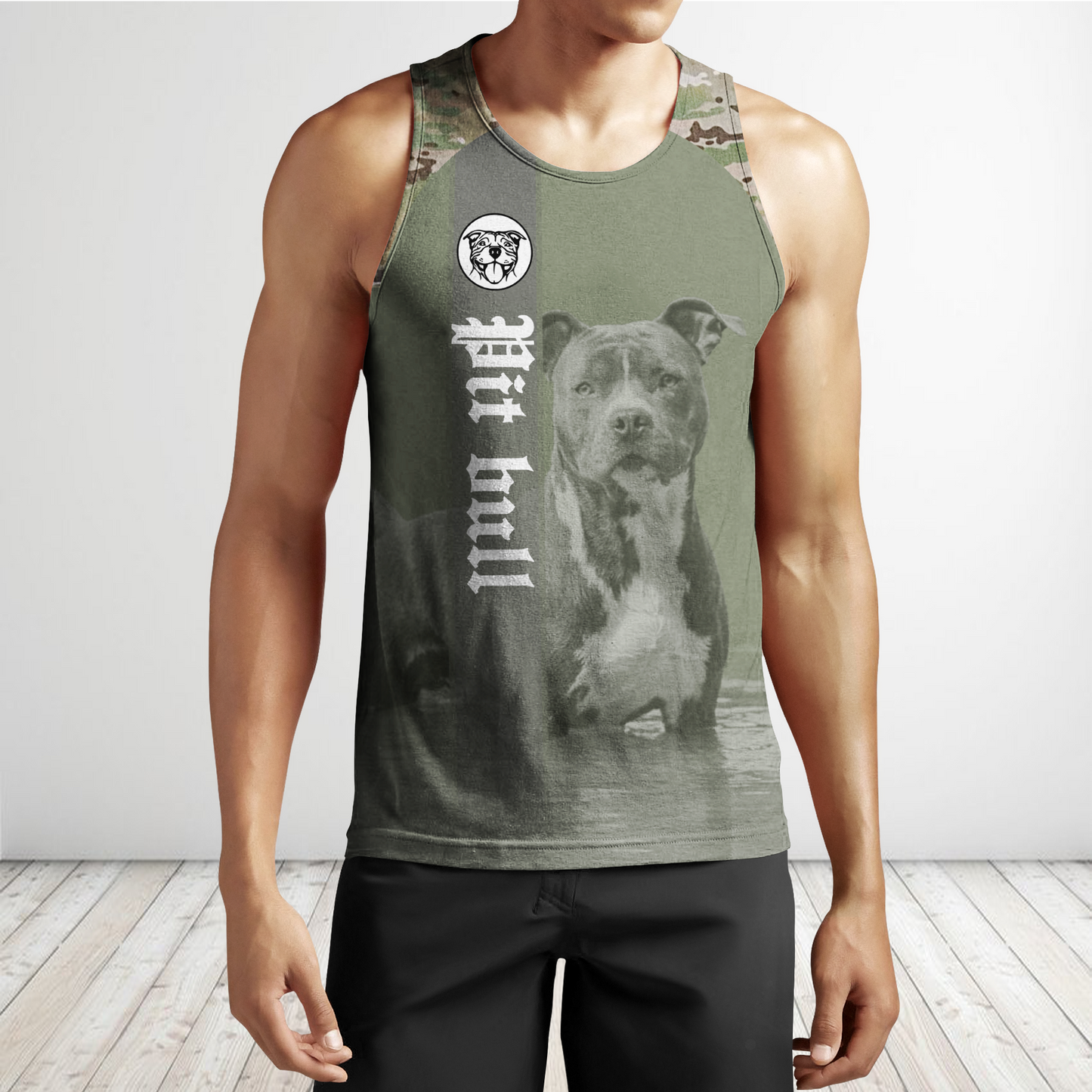 Pit Bull Camo Hoodie Shirt for Men and Women TN04102003