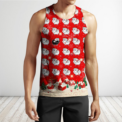 Sheep Lover Merry Christmas 3D All Over Printed Shirts For Men And Woman