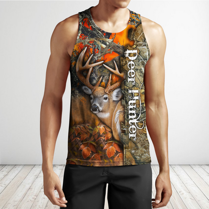 Deer Hunter Orange Camo Unisex Shirts