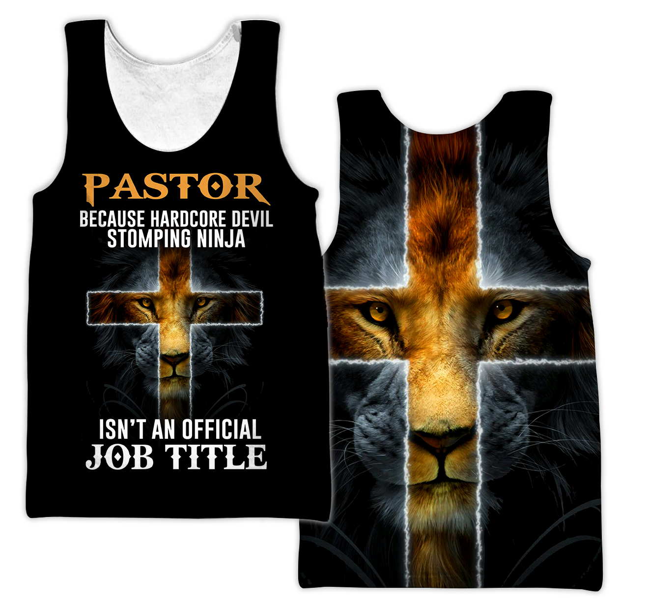Pastor Because Devil Stomping Ninja Isn't Job Title-TA