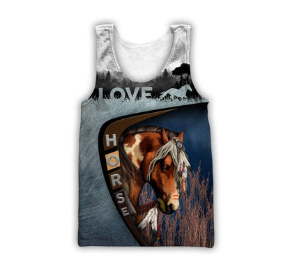 Love Horse 3D All Over Printed Shirts TR2704200 - Amaze Style™-Apparel