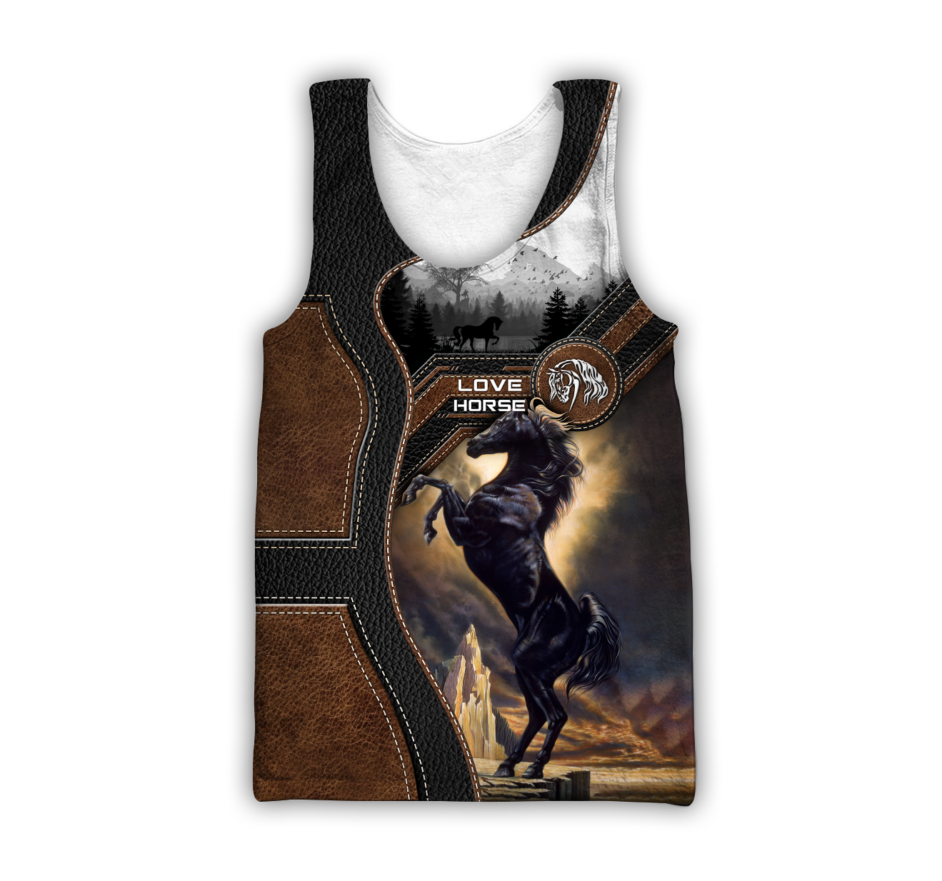 Love Beautiful Horse 3D All Over Printed Shirts For Men And Women TR1605204S - Amaze Style™-Apparel