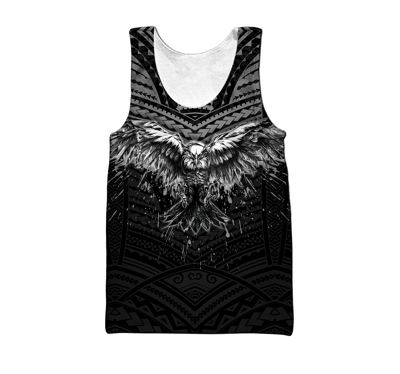 Eagle Tatoo Hoodie 3D All Over Printed Shirts For Men Pi25072002-LAM-Apparel-LAM-Tank Top-S-Vibe Cosy™