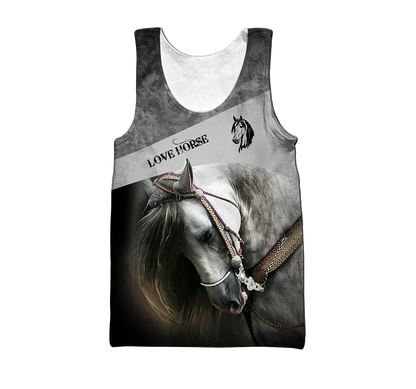 Beautiful Horse 3D All Over Printed shirt for Men and Women Pi070101 - Amaze Style™-Apparel