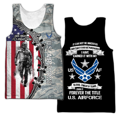 All Over Printed U.S Air Force Hoodie Pi29082001-MEI