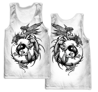 Tattoo and Dungeon Dragon Hoodie T Shirt For Men and Women HAC250504-NM-Apparel-NM-Tank Top-S-Vibe Cosy™