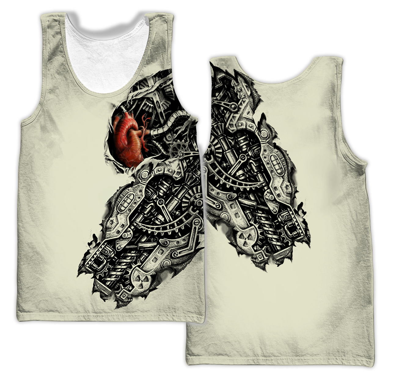 Mechanic Metal Tattoo 3D All Over Printed Shirts HAC180502 - Amaze Style™-Apparel