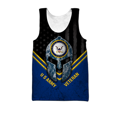 Spartan Soldier US Navy 3D All Over Printed Shirt Hoodie Pi20082002