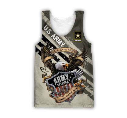 US Veteran Army All Gave Some 3D Shirts Proud Military