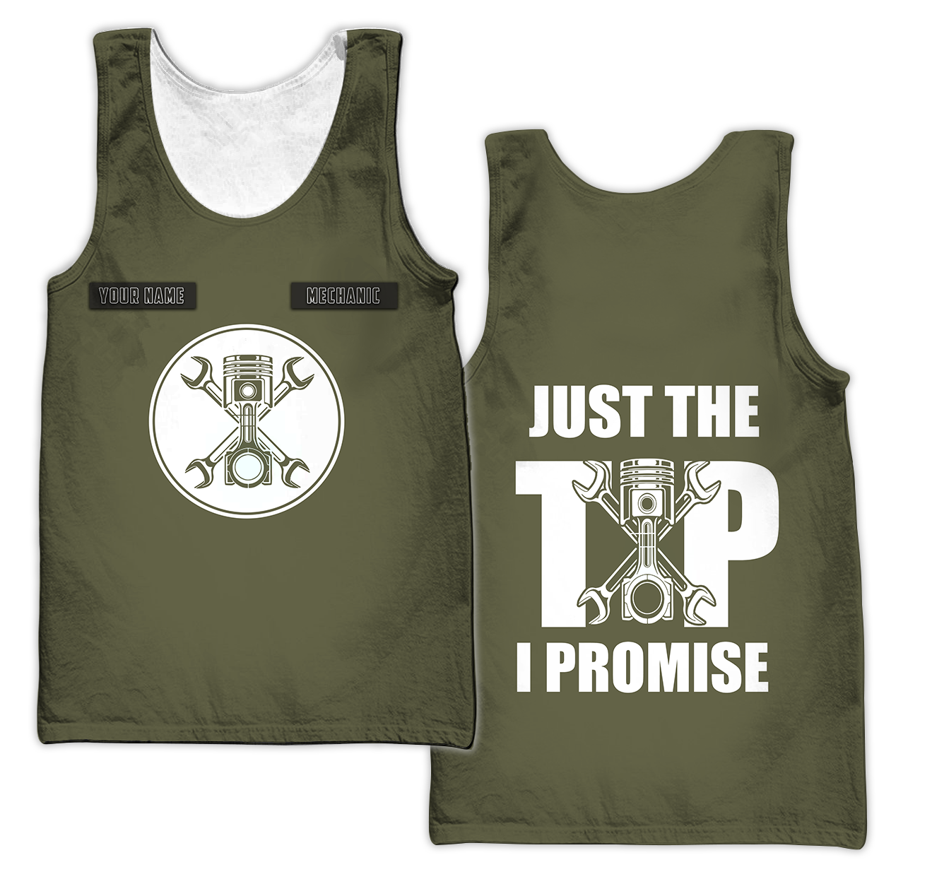 Mechanic Just The Tip I Promise All Over Printed Hoodie For Men and Women TN