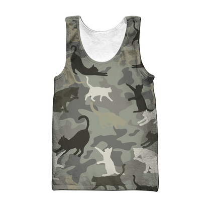 Love Cat Camo premium hoodie sweatshirt