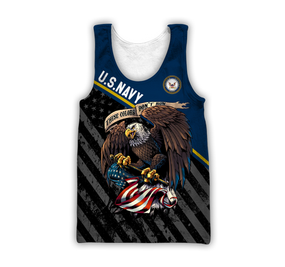 US Navy 3D All Over Printed Shirts For Men And Women Proud Military