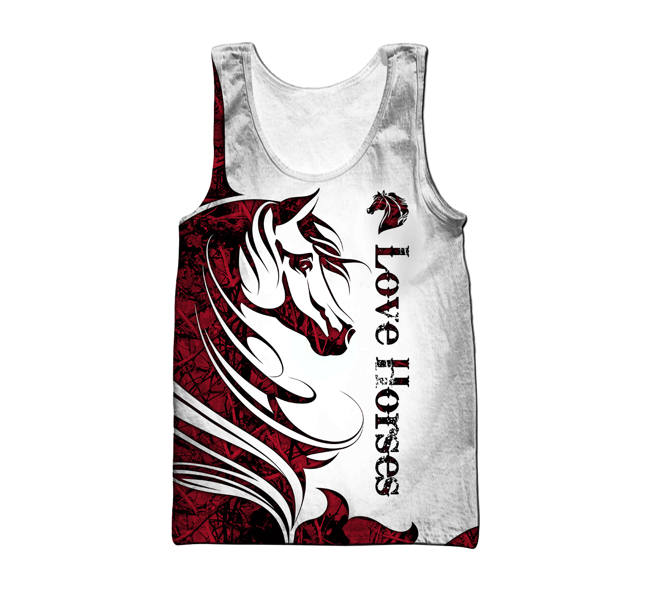 Horse Camo Red 3D All Over Printed Shirts Pi050501S1 - Amaze Style™-Apparel
