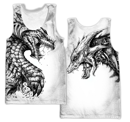 Tattoo and Dungeon Dragon Hoodie T Shirt For Men and Women HAC250502-NM - Amaze Style™-Apparel