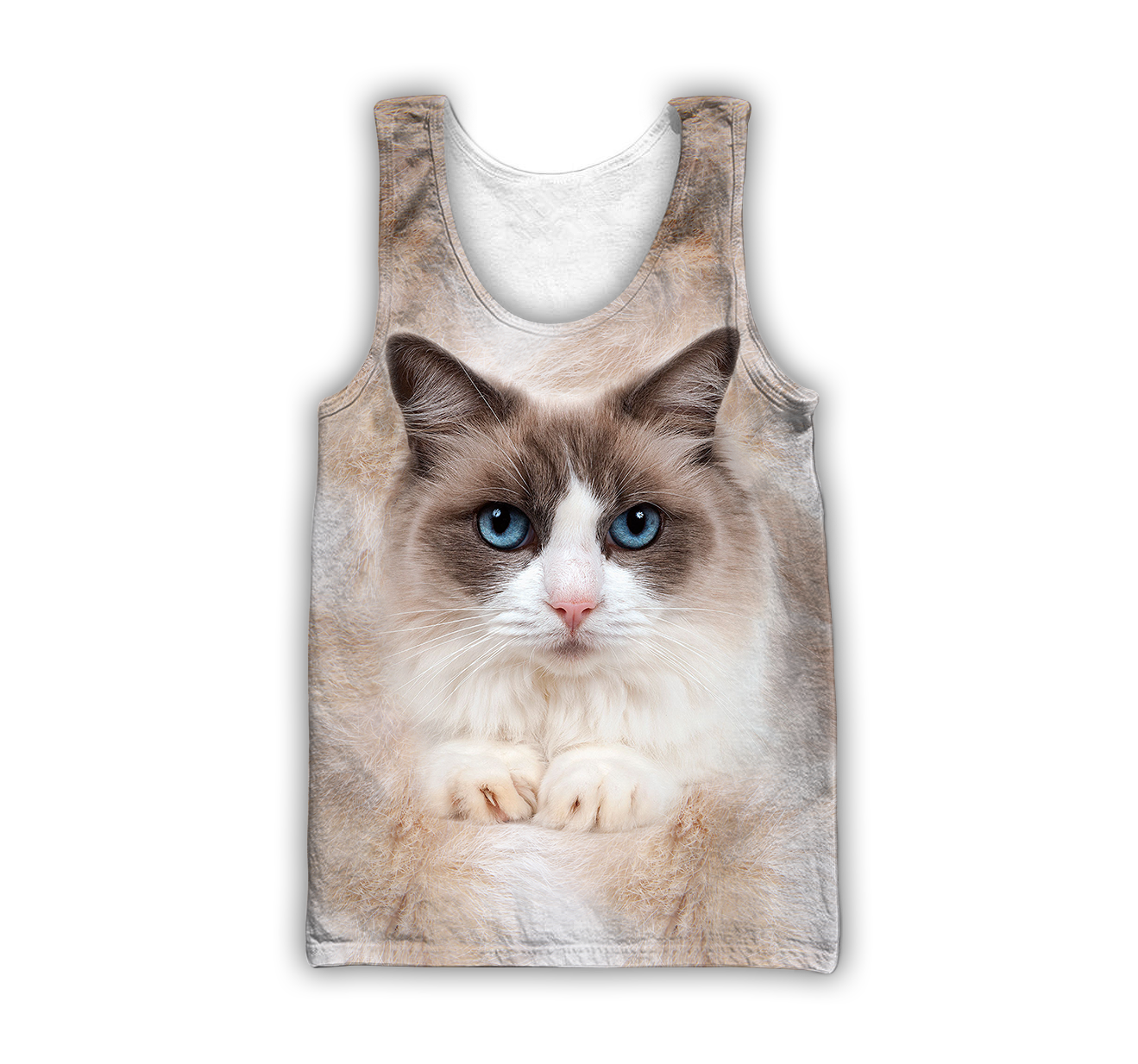 Ragdoll Cat face hair premium hoodie sweatshirt cover