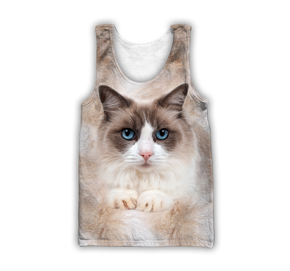 Ragdoll Cat face hair premium hoodie sweatshirt cover