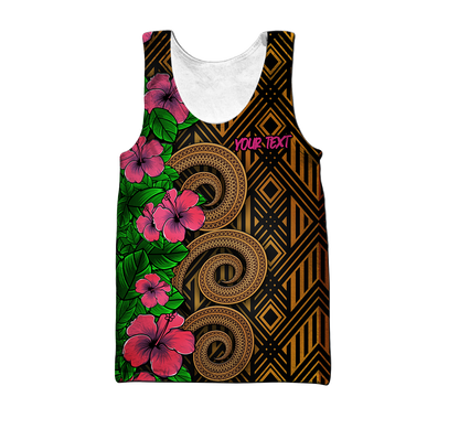 Amazing Polynesian Tribal Pattern Customize 3D All Over Printed Unisex Hoodie