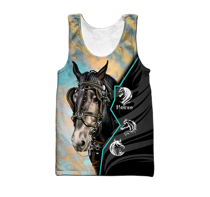 Beautiful Horse 3D All Over Printed shirt for Men and Women Pi040105 - Amaze Style™-Apparel