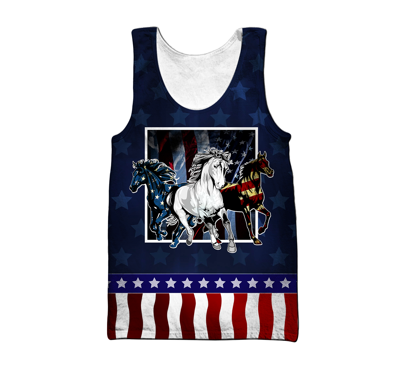 Horses Flag 3D All Over Printed Shirts Pi16062001