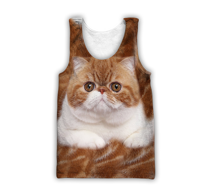 Exotic Shorthair Cat face hair premium hoodie sweatshirt cover