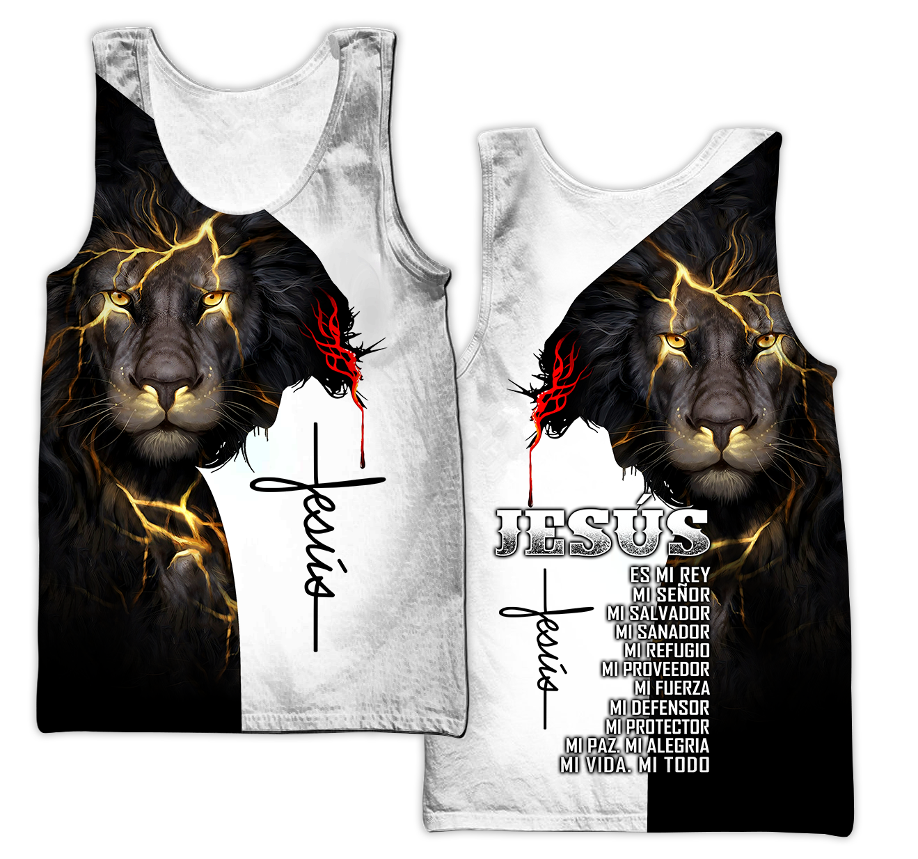 Jesús es mi rey mi señor	3D All Over Printed Shirts For Men and Women Pi12062003