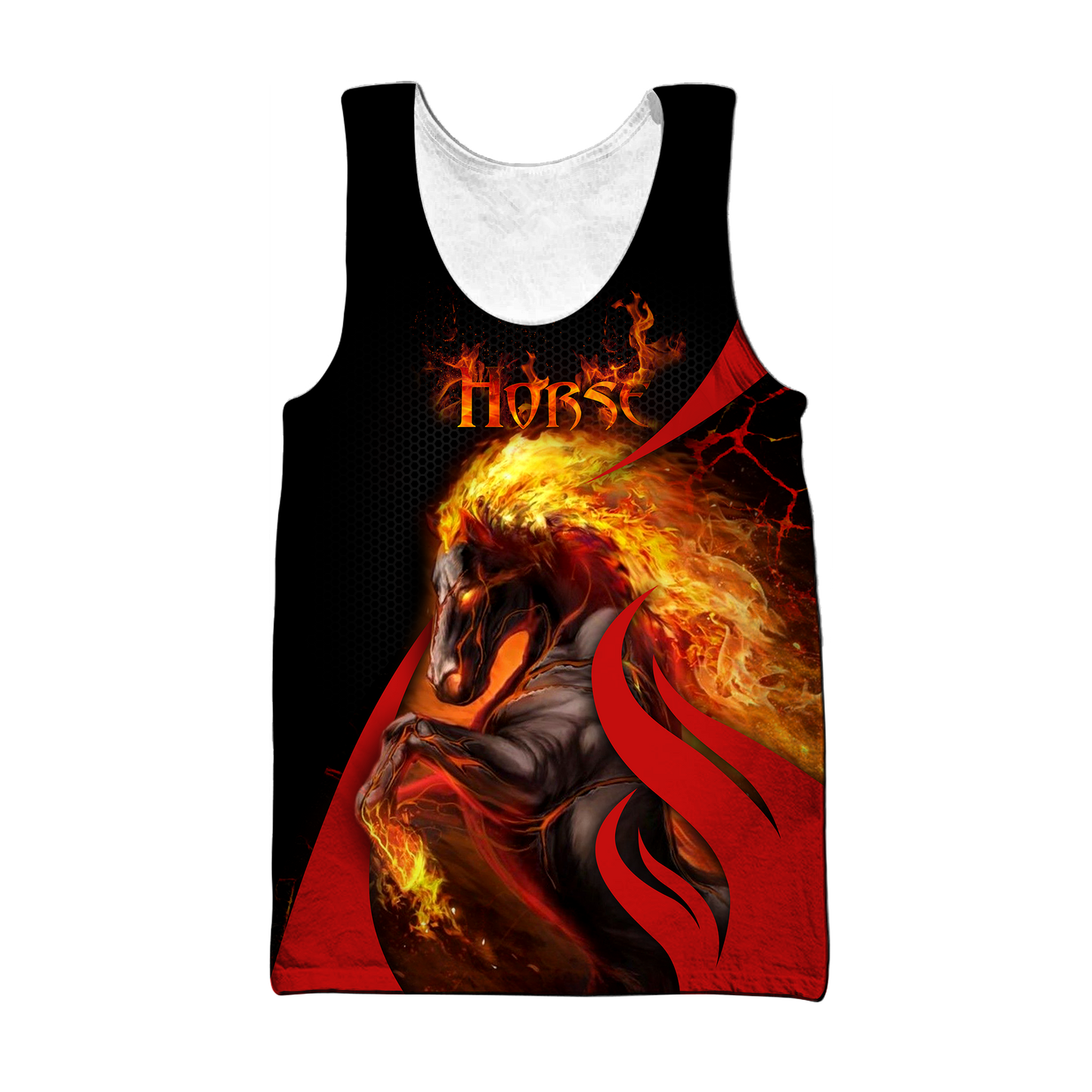 Black Horse 3D All Over Printed Unisex Shirts Pi112043