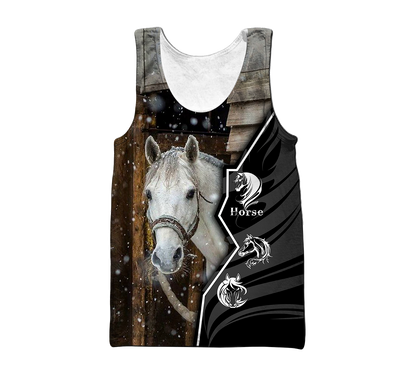 Beautiful Horse 3D All Over Printed shirt for Men and Women Pi040102-Apparel-MP-Hoodie-S-Vibe Cosy™